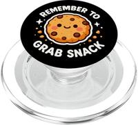 Lindo Personaje de Galletas Remember To Grab Snack PopSockets PopGrip para MagSafe