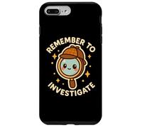 Lindo Personaje Divertido Recuerda investigar Carcasa para iPhone 7 Plus/8 Plus