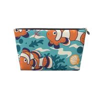 Lindo pez Payaso, Bolsa de artículos de tocador Bolsa de Maquillaje Bolsa de cosméticos Bolsa de artículos de tocador de Viaje portátil