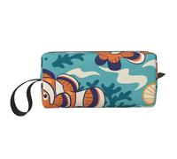 Lindo pez Payaso, Bolsa de Maquillaje Bolsa de cosméticos Bolsa de artículos de tocador de Viaje portátil Bolsa de Maquillaje