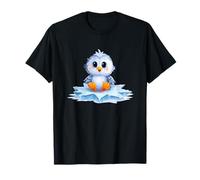Lindo pingüino bebé Kawaii en Iceberg congelado Camiseta