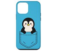 Lindo pingüino de bolsillo divertido animal de pingüino de invierno Carcasa para iPhone 12 mini