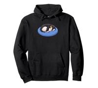 Lindo Pingüino De Dibujos Sudadera con Capucha