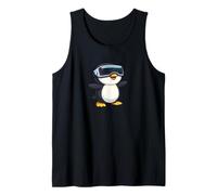 Lindo Pingüino De La Realidad Virtual De Dibujos Camiseta sin Mangas