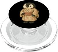 Lindo pingüino en Kimono Estilo japonés Dibujos Animados de Animales PopSockets PopGrip para MagSafe