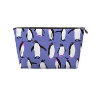 Lindo pingüino Morado, Bolsa de Maquillaje Bolsa de cosméticos Bolsa de artículos de tocador de Viaje portátil Bolsa de artículos de tocador