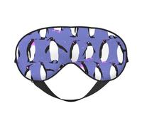 lindo pingüino morado, Cubreojos completos Antifaz bloqueador de luz Antifaz para dormir Antifaz suave con los ojos vendados Noche