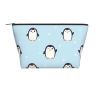 Lindo pingüino y Nieve Impresos., Bolsa de artículos de tocador Bolsa de Maquillaje Bolsa de cosméticos Bolsa de artículos de tocador de Viaje portátil