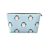Lindo pingüino y Nieve Impresos., Bolsa de artículos de tocador Bolsa de Maquillaje Bolsa de cosméticos Bolsa de artículos de tocador de Viaje portátil