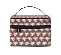 Lindo Poder de ajolote, Bolsa de Maquillaje Bolsa de cosméticos Bolsa de Aseo de Viaje portátil Estuche para lápices