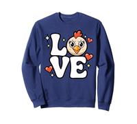 Lindo Pollo Amor Granja Animal Amante Adolescente niñas y Mujeres Sudadera