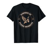 Lindo Powered by Flying Monkeys Wizard Potion Magic Pilot Camiseta