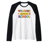 Lindo Primer Día De Escuela - Primaria De Vuelta A La Escuela Camiseta Manga Raglan