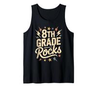 Lindo Profesor de 8º Grado Rocks Último día, Future Heroes, Fin de año Camiseta sin Mangas