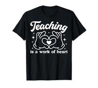 Lindo Profesor Inspirador Enseñar es una Obra de corazón Camiseta