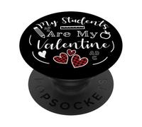 Lindo Profesor, mis Alumnos me robaron el corazón, Amor, Cita de San Valentín PopSockets PopGrip Adhesivo