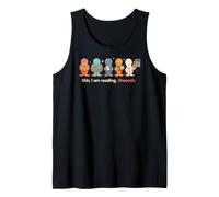 Lindo Pulpo Bookworm Shhh I Am Reading Ocean Sea Creature Camiseta sin Mangas