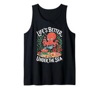 Lindo Pulpo Garden Lover Kraken Sea Gardening Art Camiseta sin Mangas