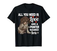 Lindo Puntero Llamado Berta para alemán Puntero de Pelo Corto Camiseta