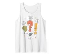 Lindo Puntuación Marcas Gramática Nerd Aula Humor Camiseta sin Mangas