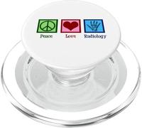 Lindo Radiólogo Paz Amor Radiología PopSockets PopGrip para MagSafe