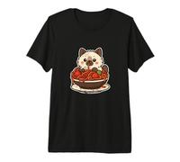 Lindo Ragdoll Cat Spaghetti Pasta Lover Camiseta Premium