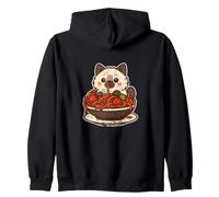 Lindo Ragdoll Cat Spaghetti Pasta Lover Sudadera con Capucha