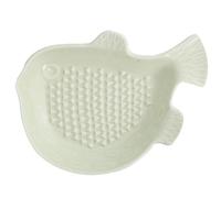 Lindo rallador de jengibre de cerámica, molinillo de jengibre en forma de pez globo, plato rallador de ajo de 4, 7x3, 5 pulgadas, fácil de limpiar para ajo, cebolla, cúrcuma, manzana