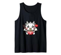 Lindo ramen dragón china amor fideos tazón comida china Camiseta sin Mangas