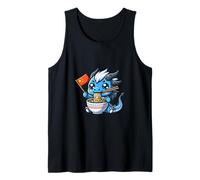 Lindo ramen dragón china amor fideos tazón comida china Camiseta sin Mangas