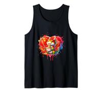 Lindo ramen dragón china amor fideos tazón comida china Camiseta sin Mangas