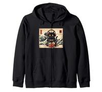 Lindo Ramen Gamer Cat Funny Kawaii Retro Japanese Cat Gaming Sudadera con Capucha