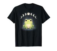 Lindo Rana Fases Lunares Estética Celestial Kawaii Cielo Nocturno Camiseta