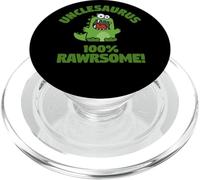 Lindo Regalo de Dinosaurio tío-saurio PopSockets PopGrip para MagSafe