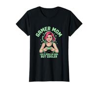 Lindo Regalo para el día de la Madre - Pelo Rosa o Morado Alt Gamer Mom Camiseta