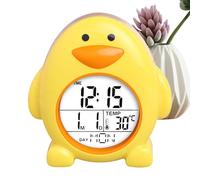 Lindo reloj digital, reloj despertador de pingüino | Reloj de escritorio lindo del pingüino de la historieta,Reloj despertador digital, calendario perpetuo, para niños que se puede despertar par