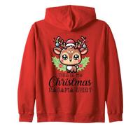 Lindo Reno de Invierno Navidad This Is My Christmas Pajama Sudadera con Capucha