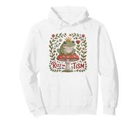 Lindo, rizz 'em with tism, Frog Prince, mamá, papá, Apoyo para el Autismo Sudadera con Capucha