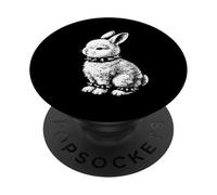 Lindo Rocker Conejo Metal Música EMO Punk PopSockets PopGrip Adhesivo