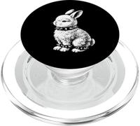 Lindo Rocker Conejo Metal Música EMO Punk PopSockets PopGrip para MagSafe