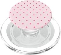 Lindo Rubor Suave y Rosa Rosa Lunares patrón Minimalista PopSockets PopGrip para MagSafe