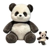 Lindo Running Panda Animal de Peluche 45cm, Juguete de Peluche para Correr, Adorable Panda Peluche Que Corre Ultrasuave, Peluche de Panda Corriendo Peluda, para Dormitorio Salón Sofá Oficina