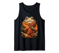 Lindo Sapo Tejido Acogedor otoño Animal Arte otoño estética Camiseta sin Mangas