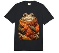 Lindo Sapo Tejido Acogedor otoño Animal Arte otoño estética Comfort Colors Adult Heavyweight T-Shirt