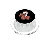 Lindo Sheriff de Oveja Kawaii Montando Caballo Occidental PopSockets PopGrip para MagSafe