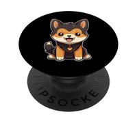 Lindo Shiba Inu - Estilo de Perro Kawaii PopSockets PopGrip Adhesivo