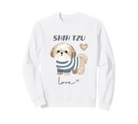 Lindo Shih Tzu Cachorro Amante de los Perros Adorable diseño canino Sudadera
