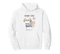 Lindo Shih Tzu Cachorro Amante de los Perros Adorable diseño canino Sudadera con Capucha