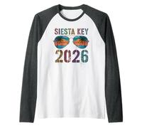 Lindo Siesta Key 2026 Vacaciones Surfing Trip Matching Moms BFF Camiseta Manga Raglan