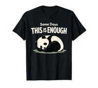 Lindo Sleepy Panda, recuperación del Agotamiento, Alivio del estrés, día de Descanso Camiseta
